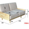 Sofa bed 8036